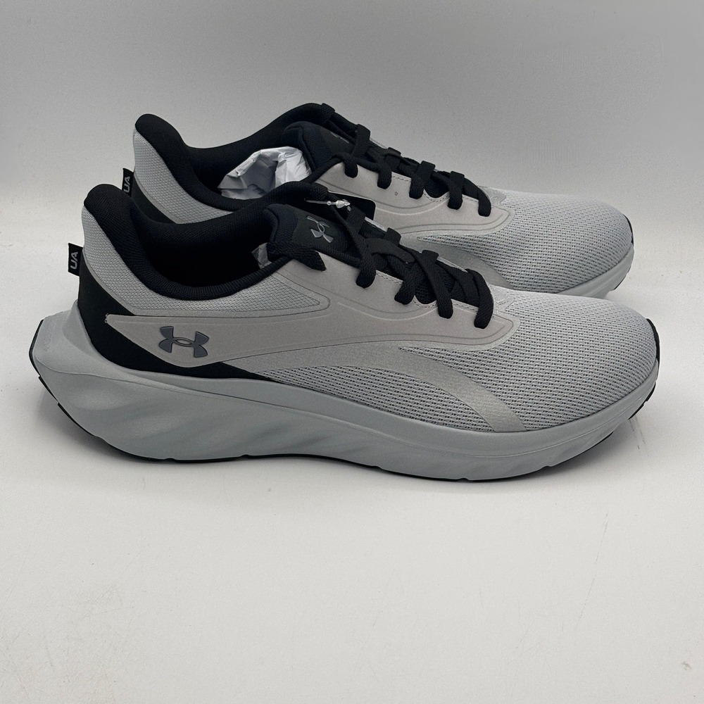 Under Armour UA Ascend Shoes Mens Size 12 Grey Black Running 3027541-001